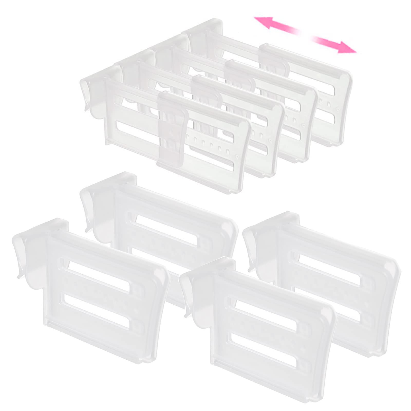 ZIBUYU® 8 Pcs Refrigerator Dividers, Kitchen Refrigerator Dividers ZIBUYU® 8 Pcs Refrigerator Dividers, Kitchen Refrigerator Dividers